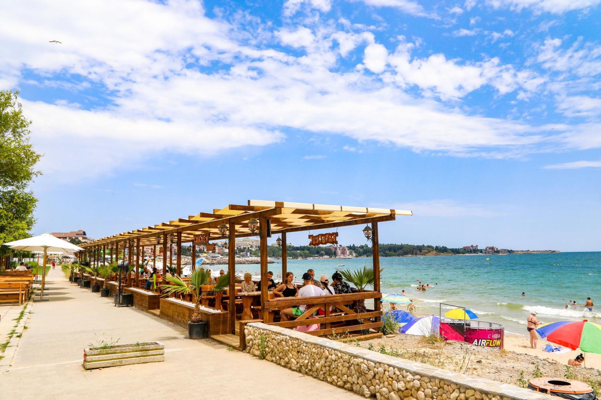 Luxury First Line Apartment With Pool By The Sea Nesebar Exterior foto