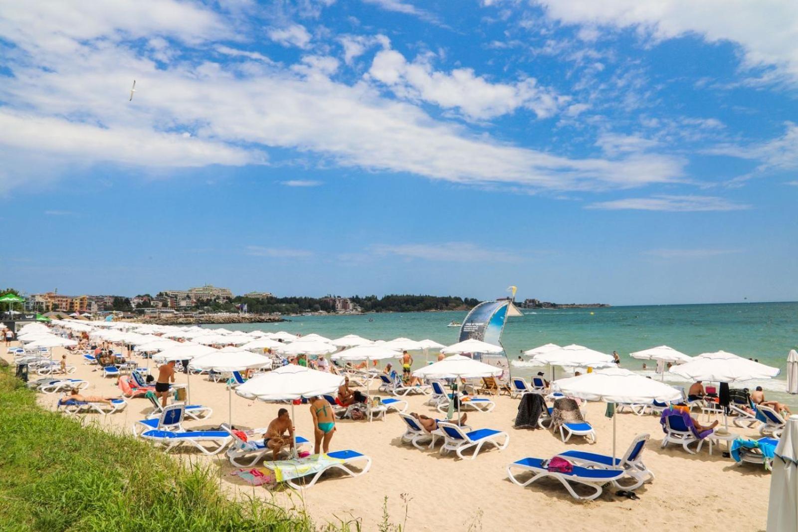 Luxury First Line Apartment With Pool By The Sea Nesebar Exterior foto