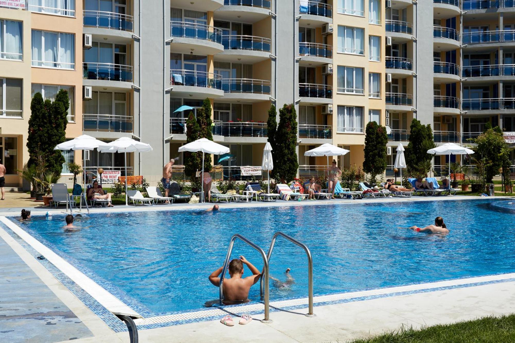 Luxury First Line Apartment With Pool By The Sea Nesebar Exterior foto
